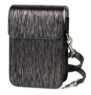 Brushed Camera Case PU Leather Case for Fujifilm Instax Mini Liplay Instant Camera(Black)