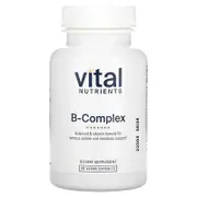 Vital Nutrients, B-Complex, 60 Vegan Capsules