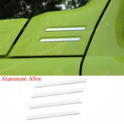 For Suzuki Jimny 2019+ Silver Engine Hood Side Wrap Angle A-pillar Corner Cover