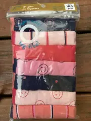 NWT There Abouts Girl's Hipster Panties 7pack Smiley Faces / Stripes Size 18.5