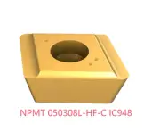 10 PCS ORIGINAL INSERTS NPMT 050308L-HF-C IC948