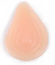 [DAZFKJXSPYX] Self-Adhesive Silicone Breast Forms Realistic Soft Teardrop Shaped Artificial Fake Boobs for Mastectomy Enlargement Recovery Prosthesis(CupCC :350g, Left Side Only)