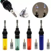1x Cordless 3in1 Pen Gas Blow Torch Soldering Iron Gun Refillable Butane Welding