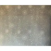 Hallmark Wrapping Paper Christmas Silver Snowflakes on Gray 40 sqft Roll Holiday