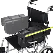 [Lamborsafe] Wheelchair Armrest Lateral Support Cushion Arm Rest Pads Lateral Support Wheelchair Armrest Waterproof Leather Covers Arm Trough for Wheelchair for Stroke Seniors