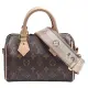 【Louis Vuitton 路易威登】M46222 經典SPEEDY BANDOULI☆RE 20系列Monogram帆布手提/斜背包