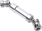 Aswalling 1Pcs Metal Rear Center Drive Shaft CVD Transmission Shaft for 1:12 12428 12423 RC Car Short Course Desert Off-Road Silver
