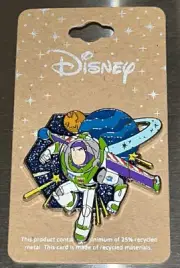 DISNEY'S / PIXAR BUZZ LIGHTYEAR GLITTER ENAMEL PIN - TOY STORY