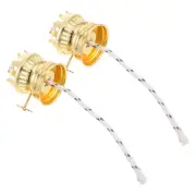 2 Pcs Lanterns for Indoor Use Kerosene Lamp Accessories Oil DIY Maintenance