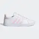 Adidas COURTPOINT 女款白粉色運動休閒鞋-NO.FY6950