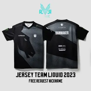 Team Liquid 2023 Dark horse JERSEY 襯衫(免費定制暱稱)