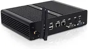 Mini PC Windows 10 Pro,Core I3-5005U,Mini Computer 16GB RAM 256SSD,Mini Desktop Computer 2*RS232 COM Dual LAN HDMI Optical WI-FI BT 4.0,SD Slot Micro PC ALLASONE