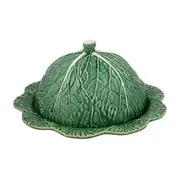 Bordallo Pinheiro Cabbage Green Cheese Tray 35cm