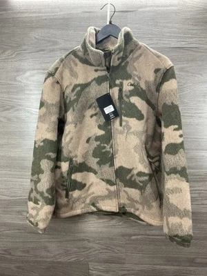 CABELA'S WOOLTIMATE WINDSHEAR HUNTING JACKET, OUTFITTER CAMO Sz Large