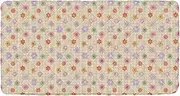 Cute Flower Buffalo Plaid Tartan Check Scotland Modern Toddler Travel Bed Sheet Soft&Comfortable Cot Sheet for Toddler Floor Bed for Children Sleeping Cot 50'' x 25'' (Sheet,Bed Not Included)