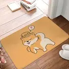 Shiba Inu Non-slip Doormat Bath Mat Hallway Carpet Entrance Door Rug Home Decor
