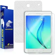 ArmorSuit Samsung Galaxy Tab A 8.0 Screen Protector + White Carbon Skin USA