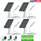 1-4PCS Solar Panels for Eufy Eufycam Cam Wall Mount Cable Power Micro USB Type-C
