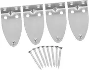 [BESTOYARD] DIY Blinds Bracket Set 4 Pack of Strong Acrylic Hooks for Blind Bottom Rail Replacement Hold Down Clips for Curtains
