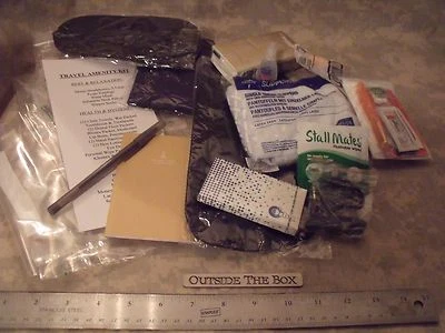 Emergency/Survival: "Travel Amenity Kit" Gear for Comfort and Hygiene, 25+ Items