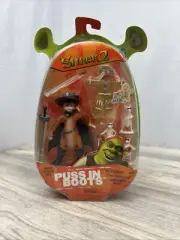 Shrek 2 Puss In Boots Firing Hairball Three Blind Mice Figures & Ginger bread 04