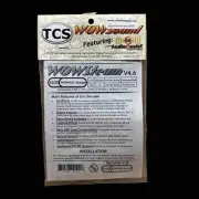 NEW Train Control Systems 1600 WOW501-Steam Sound Decoder 5 amp O/G/S 8 Function