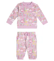 [Stella McCartney Kids] Stella McCartney Kids Baby printed fleece tracksuit M 3 multicoloured