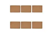 6x Maxwell and Williams Table Accents Textured Placemat 43x30cm - Coffee