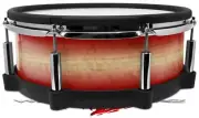 Wrap for Roland vDrum Shell PD140 Exotic Wood Beeswing Eucalyptus Burst Fire Red
