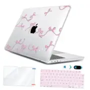 Compatible with MacBook Air 13.6 inch Case 2025 2024 2023 2022 Release M4 Bows