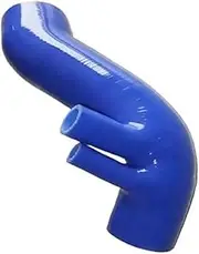 Rynplex Air Intake Silicone Induction Intake Hose, for NISSAN, for Skyline, for GTS-25T ECR33 R33 RB25DET Pipe Tube Kit Car Air Intake Hose(BLACK Blue)