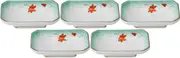 Set of 5, Jade Blowing Kissho, Yotsukiri Chiyoguchi [4.1 x 2.7 x 1.0 inches (10.3 x 6.8 x 2.6 cm)] [Small