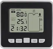 Digital Level Gauge Multifunctional Water Tank Oil Tank Water Level Sensor Liquid Level Gauge with Temperature Gauge Sensor Wireless Level Gauge for Cistern, Rainwater Tanks,Water Level Sensor