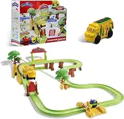 Chuggington Safari Park Track Set with Motorized T.A.G. (Touch and Go) Mtambo, Controlled Gate, 3.75" Toy Train & Animal Friends Included, Toys for 3 4 5 6 7 8 Year Old Boys Girls, Gifts for Birthday