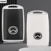 New tpu car key case cover shell for mazda 3 alexa cx30 cx-4 cx5 cx-5 cx8 cx-8 cx-30 cx9 cx-9 protector keyless Black