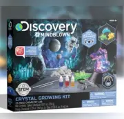 Discovery Kids ~ 25-Piece Lab Crystal Growing Kit with Mold Shapes & LED Stand