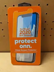 Protect Onn Clear Glass Screen Protector Fits Apple iPhone 12 Mini (2020) NEW