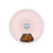 6 Meal Automatic Pet Dog Cat Food Feeder Dispenser with Programmable Timer Pink