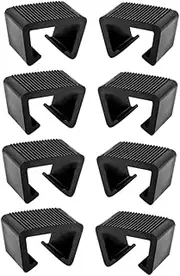 KONTONTY Rattan Chair Sofa Fasteners 8 Pcs Garden Furniture Clips Outdoor Furniture Clamps Clips