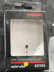 Marklin Z Gauge 89395 High Mounted Color Light Yard / Track Block Signal NIB.