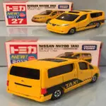 TOMICA 27 NISSAN NV200 出租車 JDM 規格(帶 2017 貼紙)