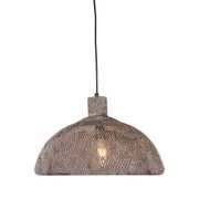 Valentino Large Pendant Light Brown Metal - ELZR6355B