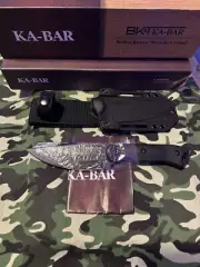 KA-BAR BK18 Short Becker Harpoon Fixed Blade Knife 4.56" 1095 BK Harpoon Point