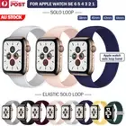 For Apple Watch Band Series 9 8 7 6 SE 2 Solo Loop Silicone Elastic iWatch Strap