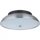 Craftmade Soul 12.5" LED Flush Mount, Black/Polished Nickel - X6813-FBBNK-LED