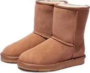 [UGG 1978AUS] Best Gift Choice UGG 1978AUS Classic Short Boots- Australian Premium Twinface Sheepskin Water Resistant Anti-Slip Men's Women's Snow Boots