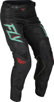 Fly Racing Kinetic S.E. Rave Motocross Pants, black-red-green, Size 30 for Men Black Red Green