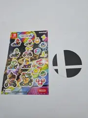 Mario GameStop Exclusive Nintendo Switch Sticker Sheets Mario Kart, Smash Bros