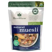 Organic Brookfarm Natural Muesli with Macadamia Apple Apricot 500g – Fresh, healthy organic delivery | Doorstep Organics.