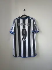 Newcastle United FC HOME 1999/2000 #9 ALAN SHEARER WITH PATCHES LARGE